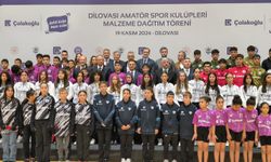 Dilovası'nda 450 amatör sporcuya malzeme dağıtıldı