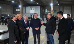 Edirne Valisi Yunus Sezer İpsala ilçesinde fabrikaları ziyaret etti