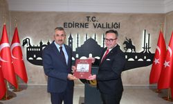 Türk Tarih Kurumu Başkanı Özgen, Edirne Valisi Sezer'i ziyaret etti