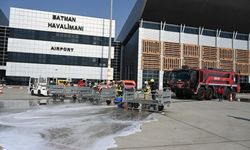 Batman havalimanında tatbikat