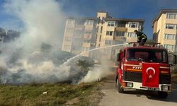 Bilecik’te arazi yangın anında söndürüldü