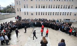 Bozüyük’te Kumral Abdal Anadolu Lisesi öğrencilerine yangın eğitimi