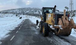 Büyükşehir, kar yağışı sonrası 203 mahalle yolunu açtı