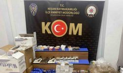 Keşan’da 87 bin 670 makaron ele geçirildi