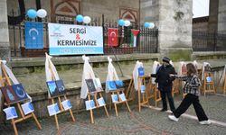 Edirne'de Doğu Türkistanlı yetimler yararına sergi ve kermes düzenlendi