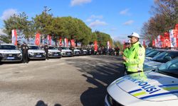 Kırklareli'nde yeni polis araçları törenle hizmete alındı