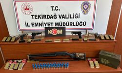 Tekirdağ'da silah kaçakçılığı operasyonunda 7 şüpheli yakalandı