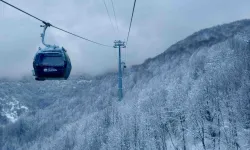 Karatepe'de teleferik keyfine kaldığı yerden devam