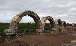 Blaundus Antik Kenti’nde 5 su kemeri ayağa kaldırıldı