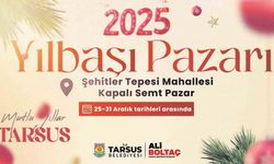 Tarsus’ta Yılbaşı Pazarı başlıyor