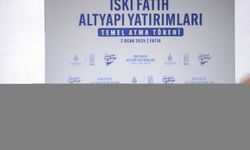 İSKİ'nin Fatih'teki altyapı yatırımlarının temeli atıldı