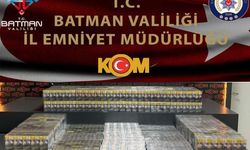 Batman’da bin 940 paket gümrük kaçağı sigara ele geçirildi