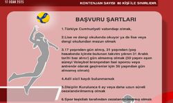 Kayseri’de voleybol hakem kursu başvuruları sürüyor