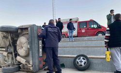 Malatya’da kontrolden çıkan Tofaş devrildi