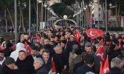 Ordu’da vatandaşlar yeni yılın ilk sabahında Gazze için toplandı