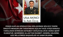 Vali Aksoy’dan Şehit Ufuk Akıncı için taziye mesajı