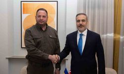 Bakan Fidan Ukrayna Cumhurbaşkanlığı Ofisi Başkanı Andriy Yermak ile görüştü