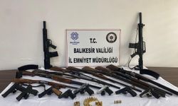 Balıkesir merkezli yasa dışı silah ticareti operasyonunda 7 zanlı yakalandı