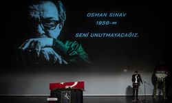 Yönetmen ve yapımcı Osman Sınav için AKM'de tören düzenlendi
