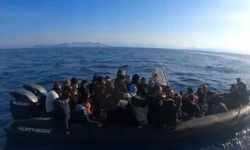 29’u çocuk 64 düzensiz göçmen ve 2 göçmen kaçakçısı yakalandı