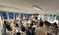 Avrupa Türk Futbol Federasyonu’nun genel merkezinde iftar programı gerçekleştirildi
