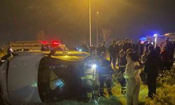 Bursa’da otomobil takla attı: 2 yaralı