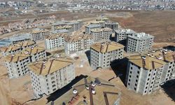 Elazığ’da 608 konutun kaba inşaatı tamamlandı