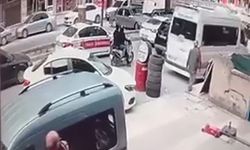 Elazığ’da tır, otomobili metrelerce sürükledi