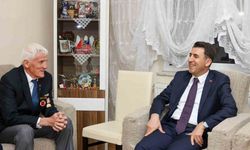 Kıbrıs Gazisi Bilal Özkan’a ziyaret