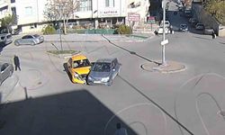 Kırıkkale’de trafik kazaları kameralara yansıdı