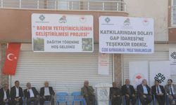 Şırnak’ta 42 çiftçiye 17 bin fıstık ve bıttım fidanı dağıtıldı