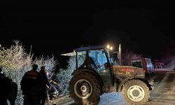 Uçuruma yuvarlanan traktörün altında kalan sürücü hayatını kaybetti