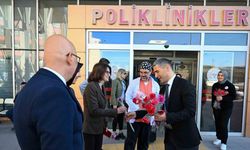 Vali Aktaş, Uşak Eğitim ve Araştırma Hastanesi çalışanlarını ziyaret etti
