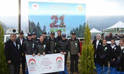 Zonguldak’ta 2 bin 25 fidan toprakla buluştu