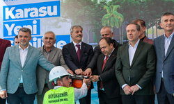 Nehrin denizle buluştuğu noktada çalışmalar törenle başladı