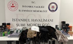 İstanbul Havalimanı'nda yurda kaçak eşya sokmak isteyen 2 kişi yakalandı