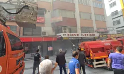 Antalya Kumluca’da iş hanında yangın paniği!