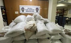 1 ton kaçak tütün yakalandı