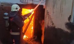 Ağrı’da tüp patladı, alevler geceyi aydınlattı