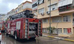 Antalya’da apartmanın kömürlüğündeki yangın korkuttu