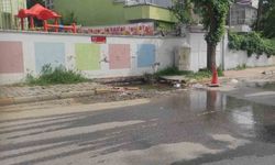 Batman’da su patlağı mahalleyi gölete çevirdi