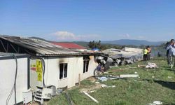 Bilecik’te işçilerin kaldığı konteynerde yangın
