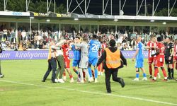 Bodrum FK - Samsunspor maçının son dakikalarında gergin anlar