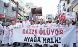Bursa’da Filistin’e destek yürüyüşü