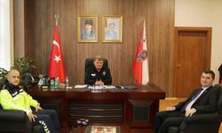 Daire Başkanı Tolga Çemrek, Müdür Uzman ile bir araya geldi