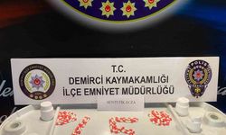 Demirci emniyetinden uyuşturucu operasyonu