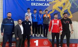 Erzincan U15 Türkiye Güreş Grup Müsabakalarına ev sahipliği yaptı