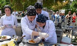 Gastronomi panayırında liseler arası yemek yarışması