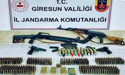 Görele’de cephanelik gibi eve jandarma baskını
