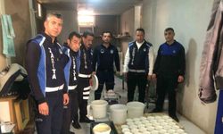 Hatay’da sağlıksız şartlarda üretilen 220 kilo süt ve süt ürünleri imha edildi